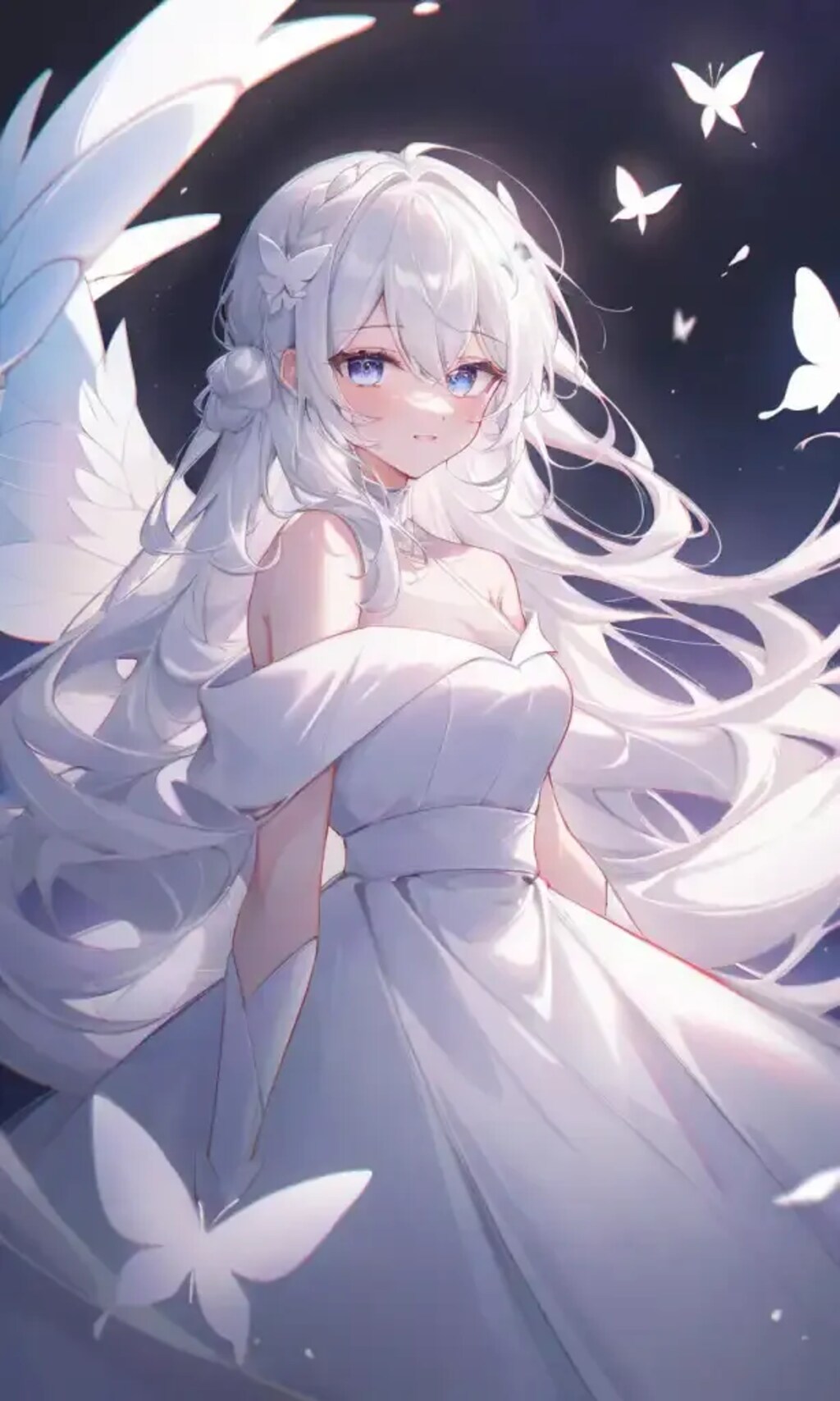 白き蝶の羽ばたき