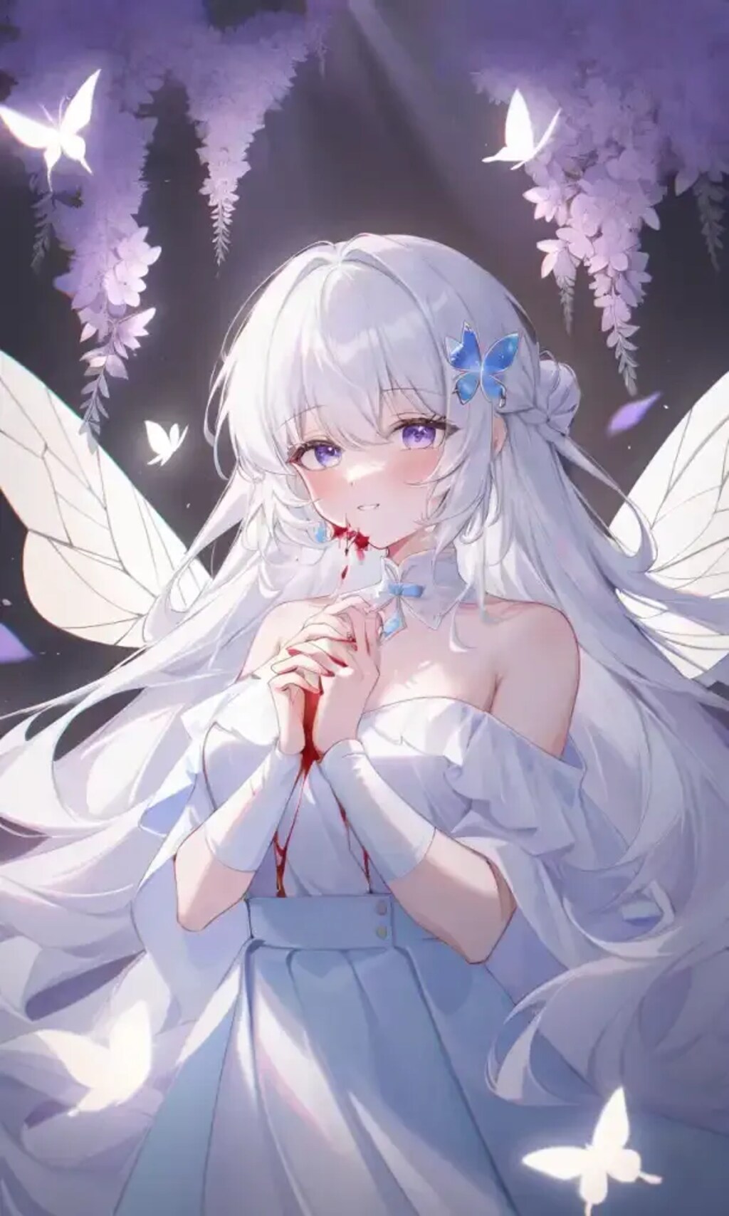 白き蝶の羽ばたき