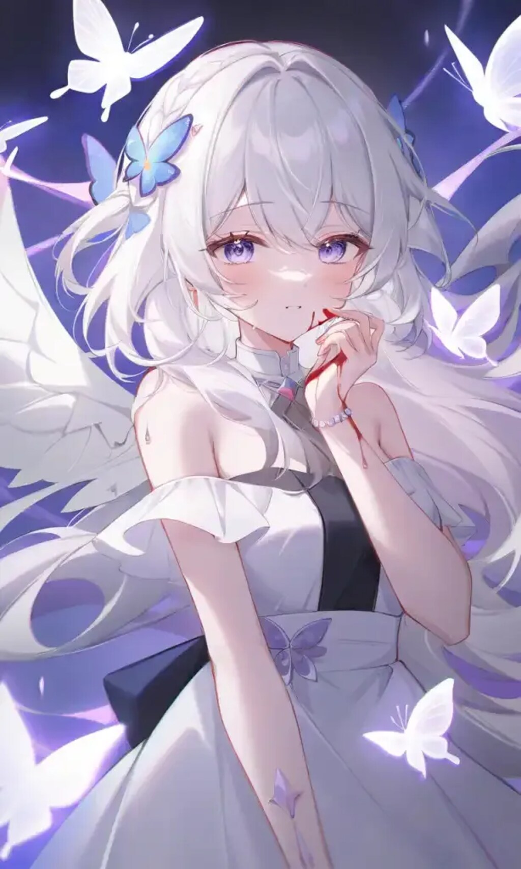 白き蝶の羽ばたき