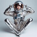 銀色宇宙服の美少女3 8枚目