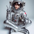銀色宇宙服の美少女3 12枚目