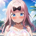藤原千花 白スク 2枚目