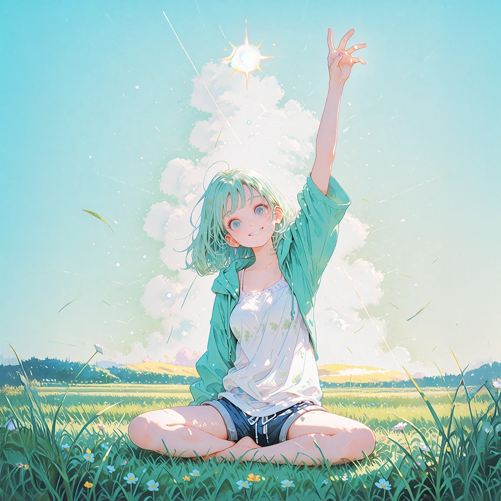 「こっちだよぉ〜！」