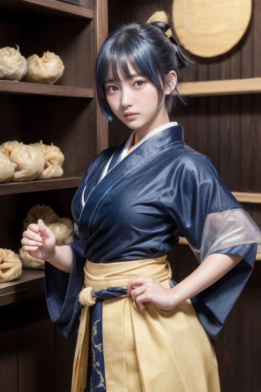 肉まん屋の看板娘
