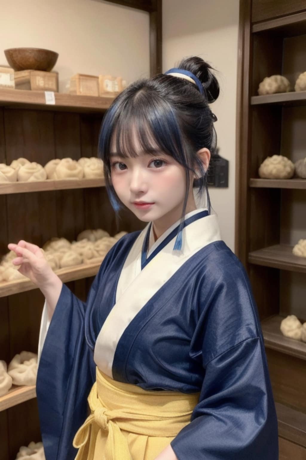 肉まん屋の看板娘
