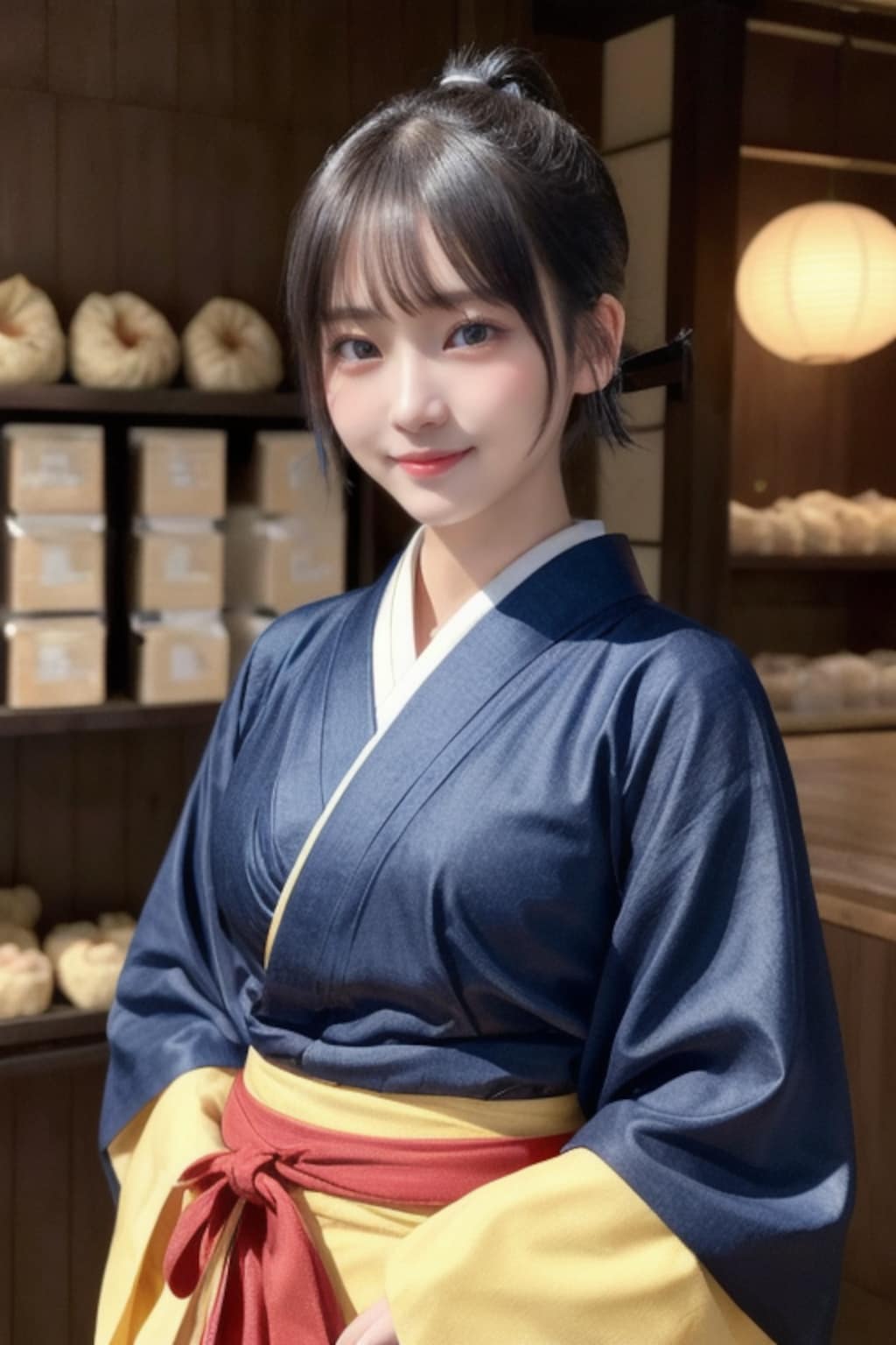 肉まん屋の看板娘