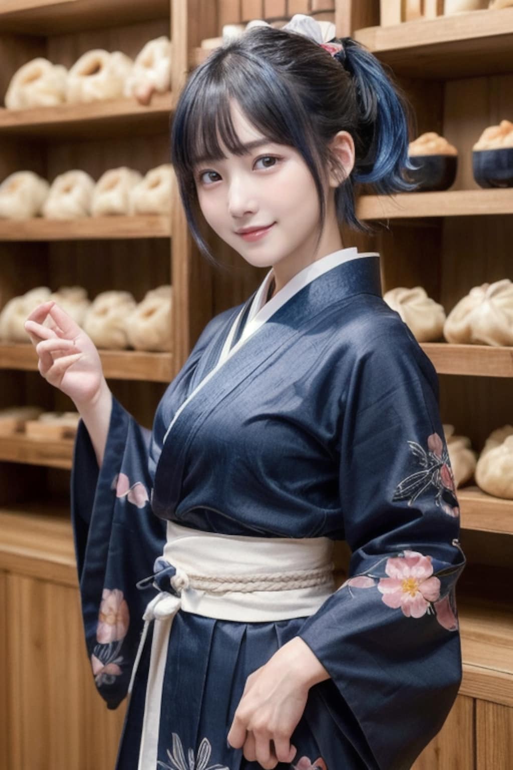 肉まん屋の看板娘