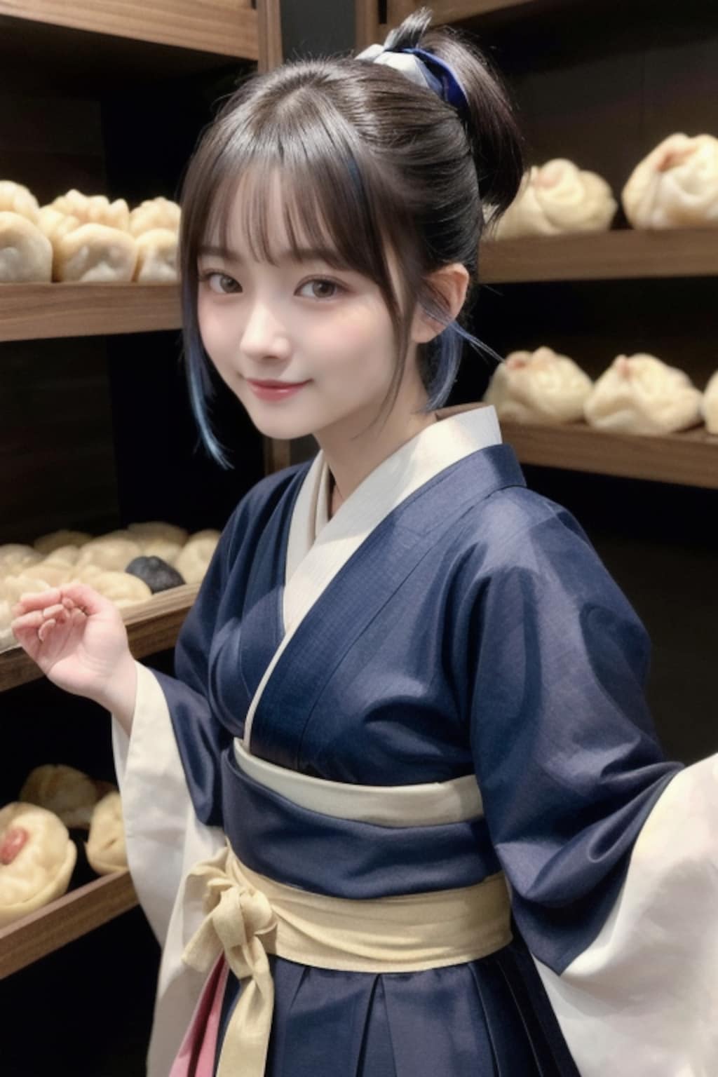 肉まん屋の看板娘
