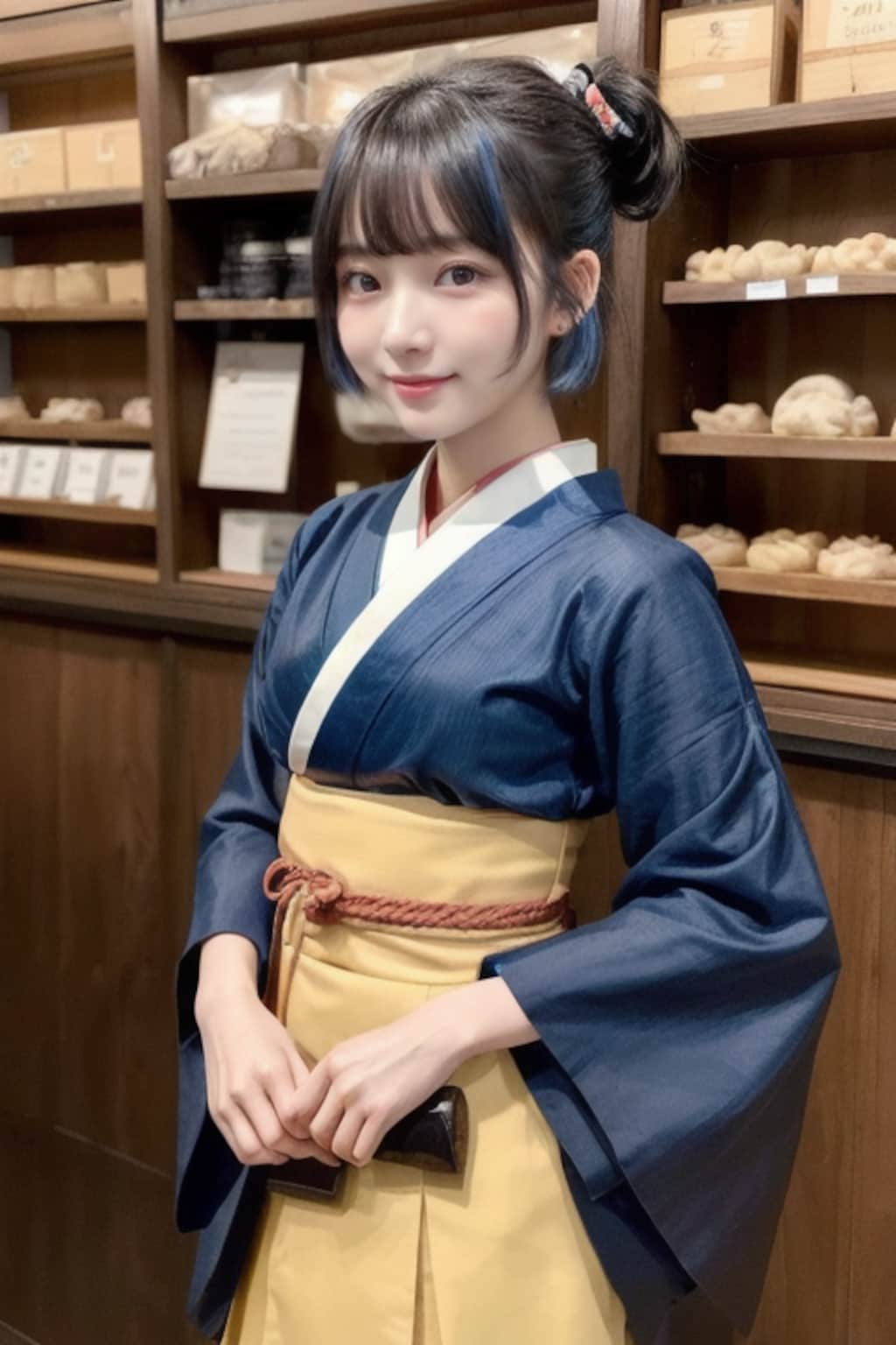 肉まん屋の看板娘