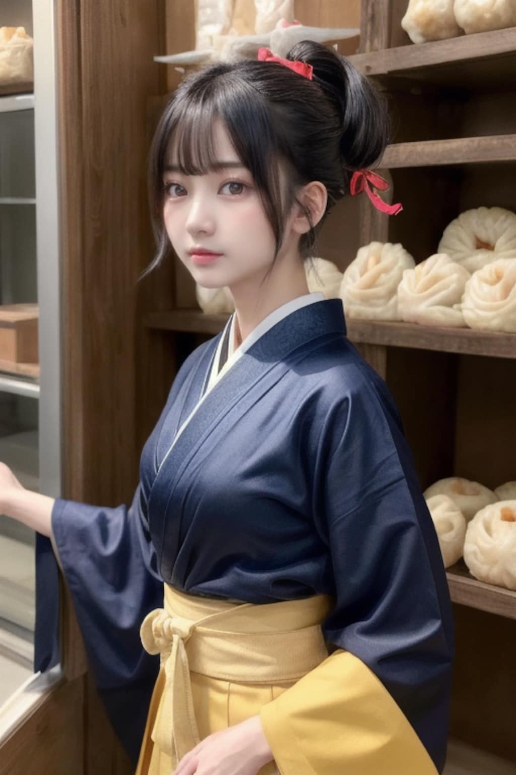 肉まん屋の看板娘