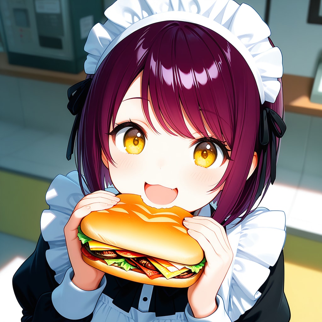 こんにちは（挨拶メイドの芽衣ちゃん）