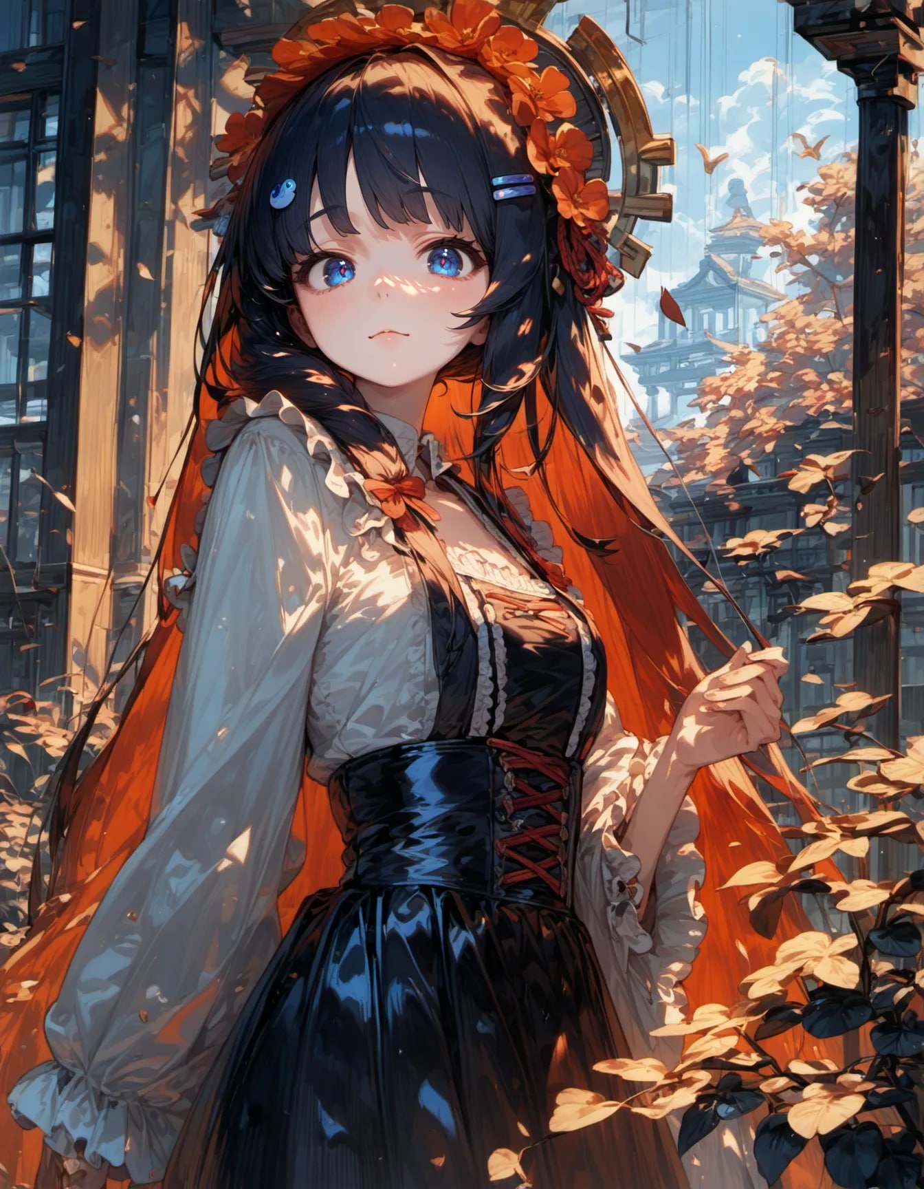 Autumn's Dark Elegance | の人気AIイラスト・グラビア