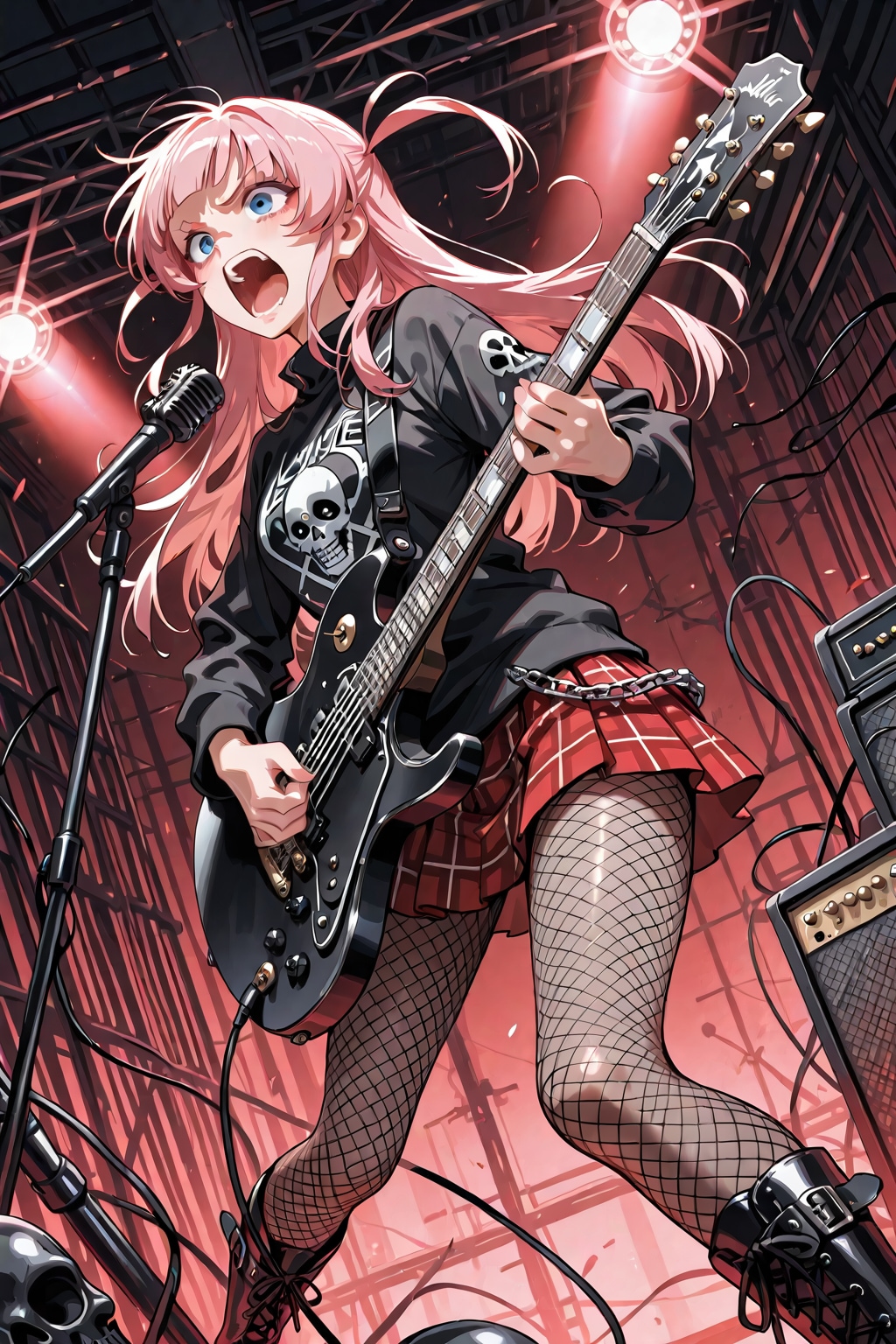 魂の叫び!!　柳田優愛 | の人気AIイラスト・グラビア