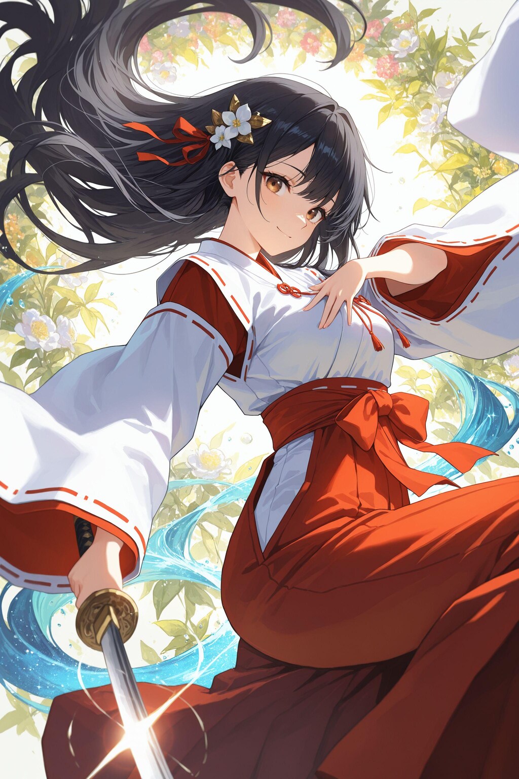 異世界神社の巫女さん（神楽さん）