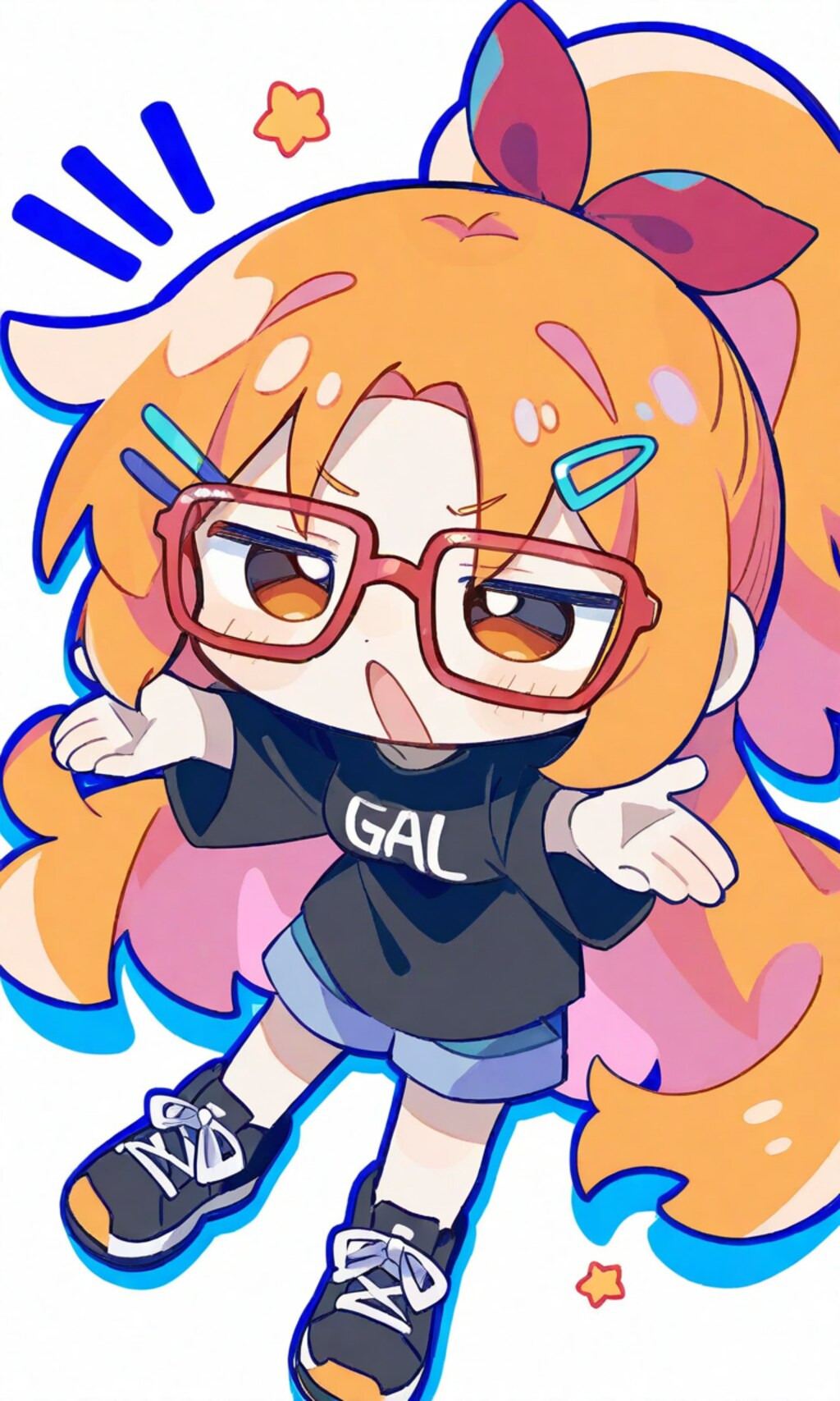 ちびキャラになった双子