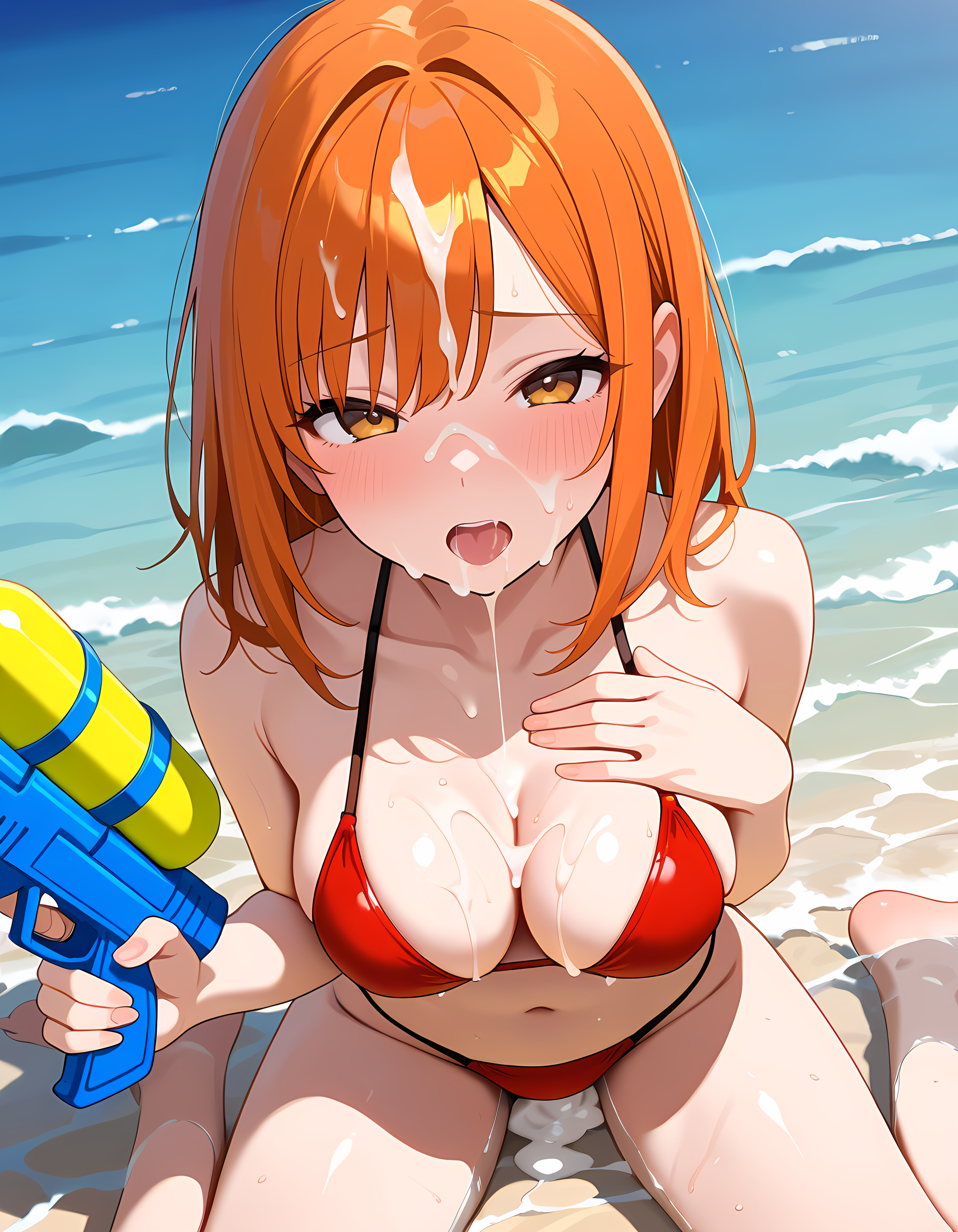 いっぱいかけてぇ～♡