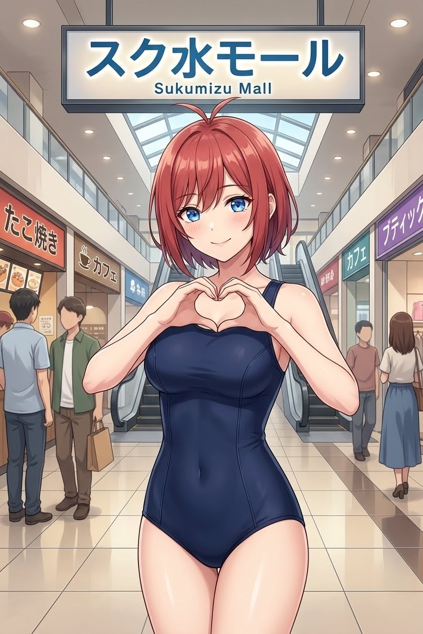 マイペースだよカエデちゃん〜スク水モール編