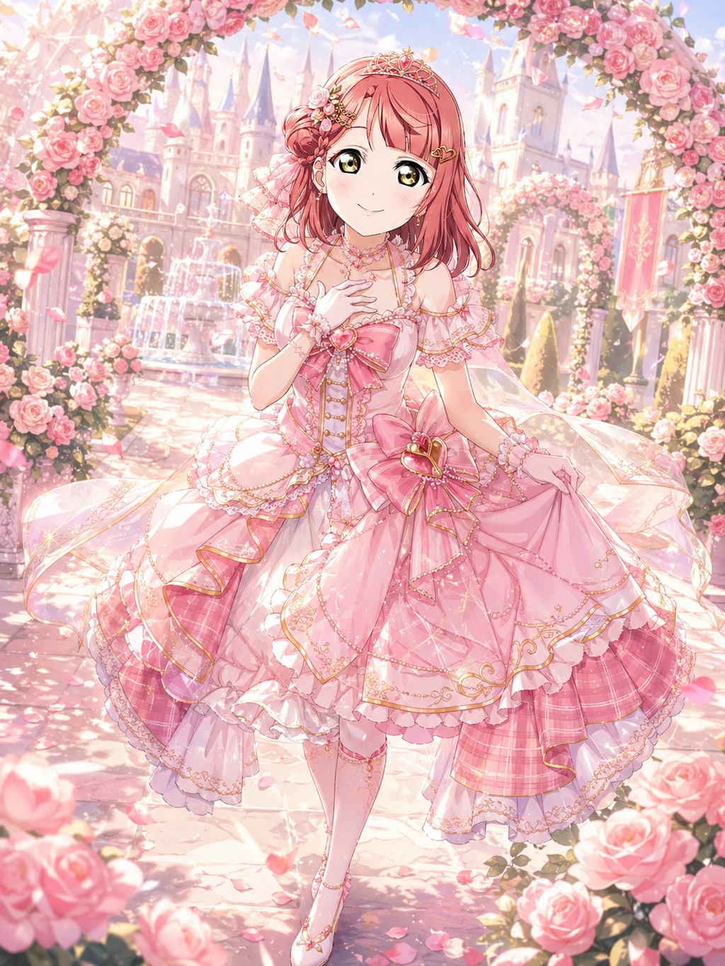 煌めく一歩、夢へと続くローズ・ガーデン