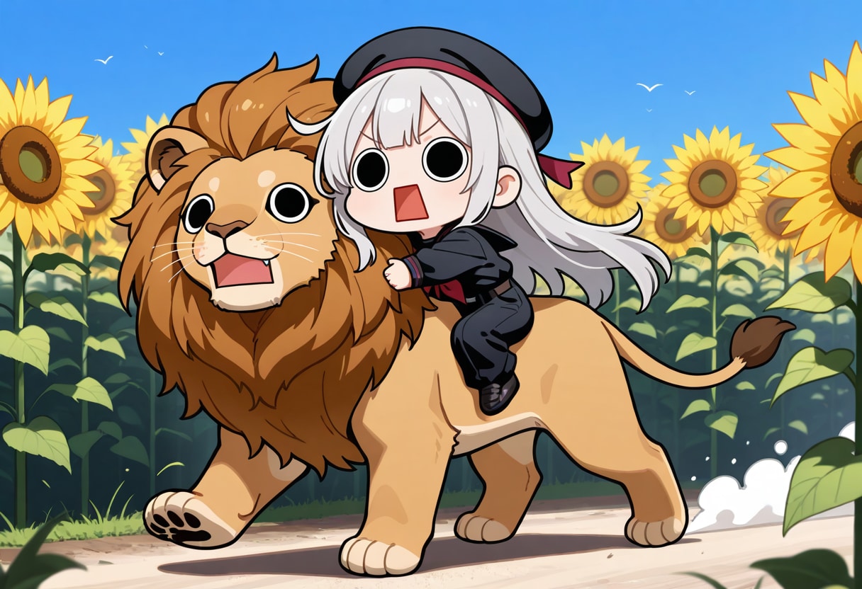 ライオンライディングえらいこっちゃ嬢