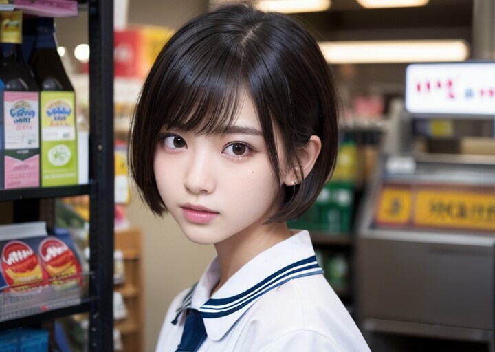 おはよー！今日はコンビニでバイトです１