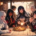 ご飯とお酒と楽しい仲間 4枚目