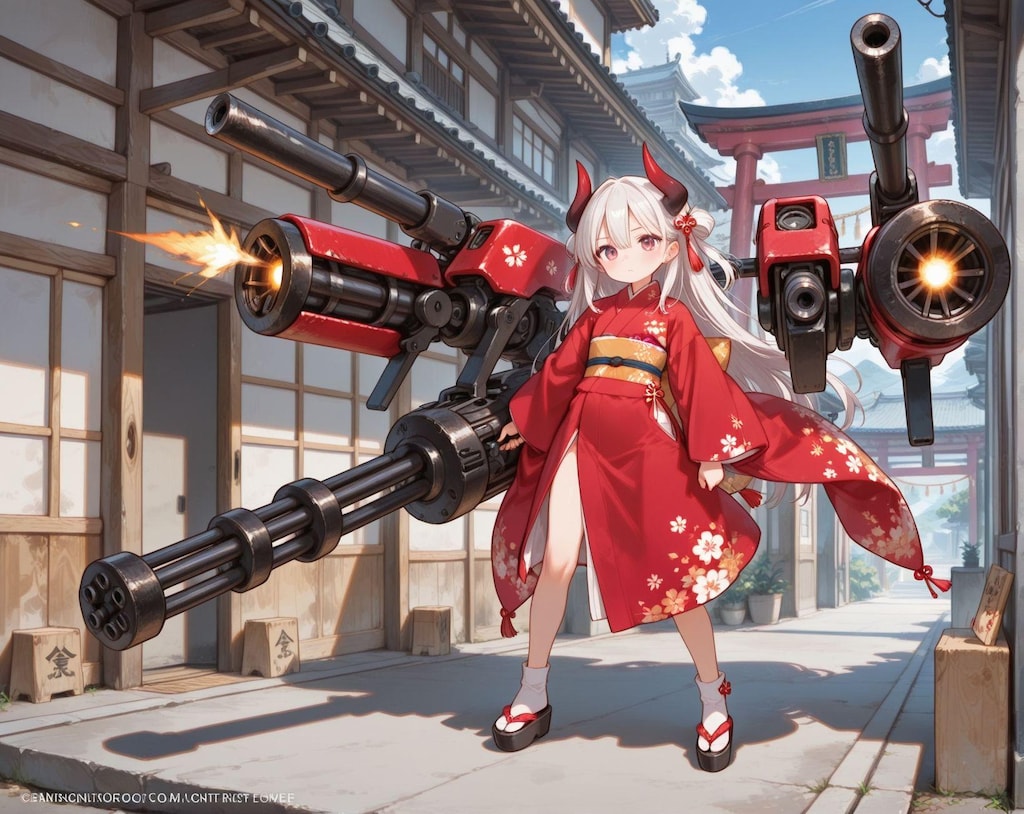 戦う和風メカ娘