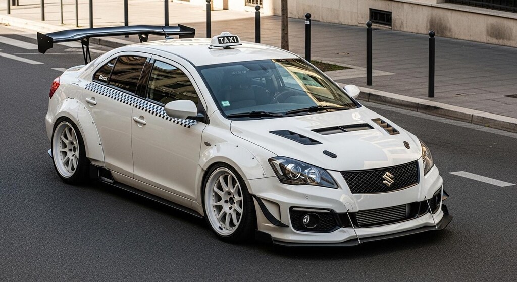 スズキキザシタクシーのドリ車