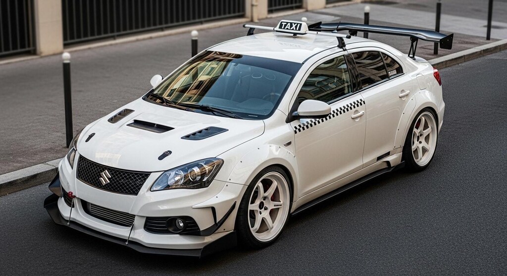 スズキキザシタクシーのドリ車