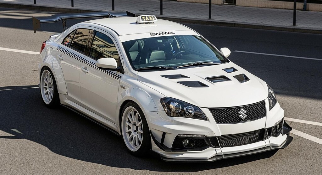 スズキキザシタクシーのドリ車