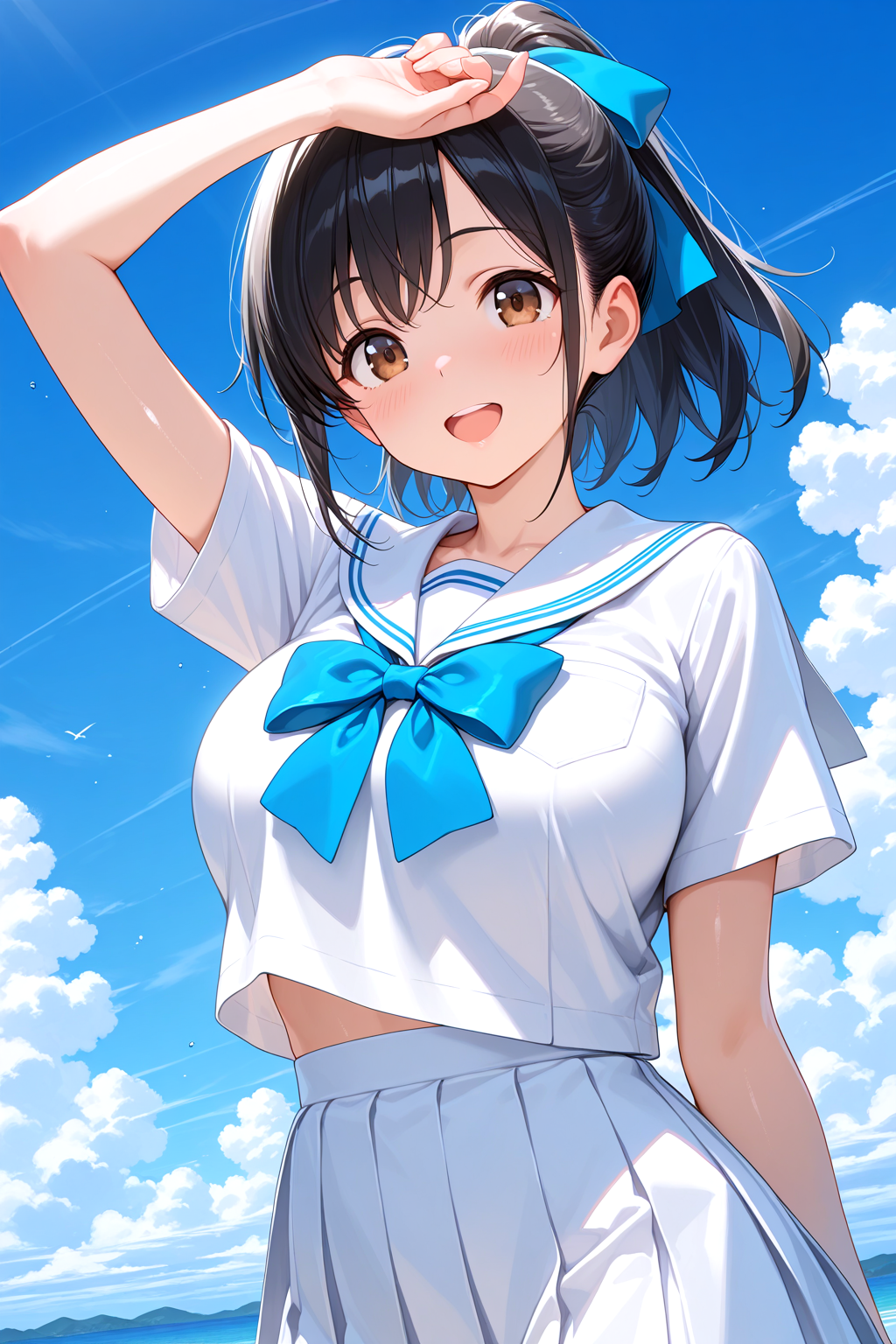 お友達ができました（あんかけパスタさんの蒼衣ちゃん）