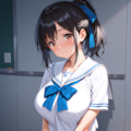 お友達ができました（あんかけパスタさんの蒼衣ちゃん） 4枚目