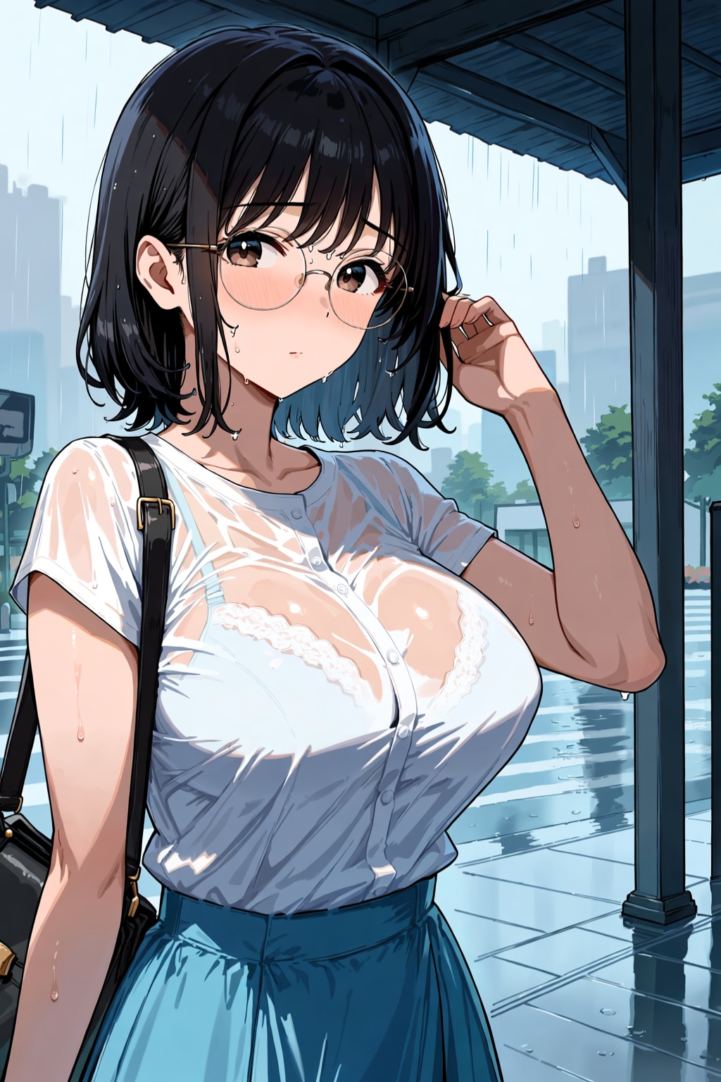 雨宿り