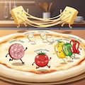 かわいいピザ 3枚目
