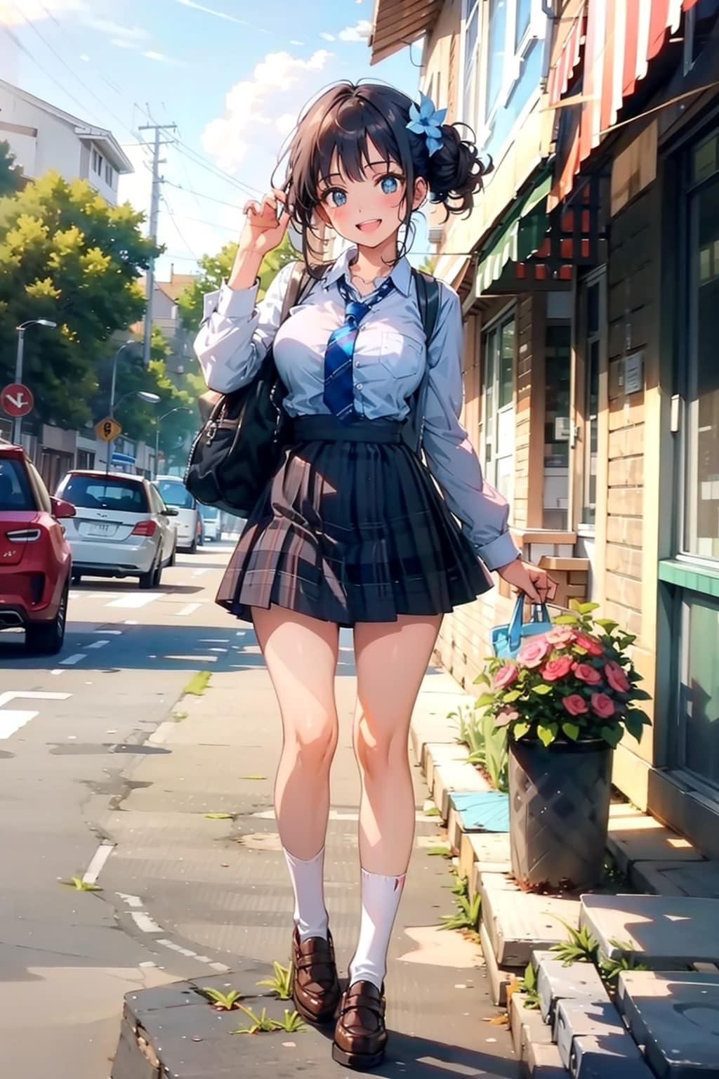 女子高生の制服大好き