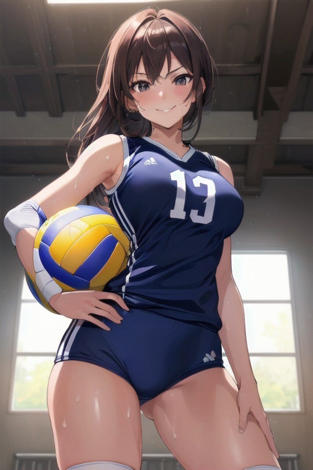女子バレー部員いろいろ