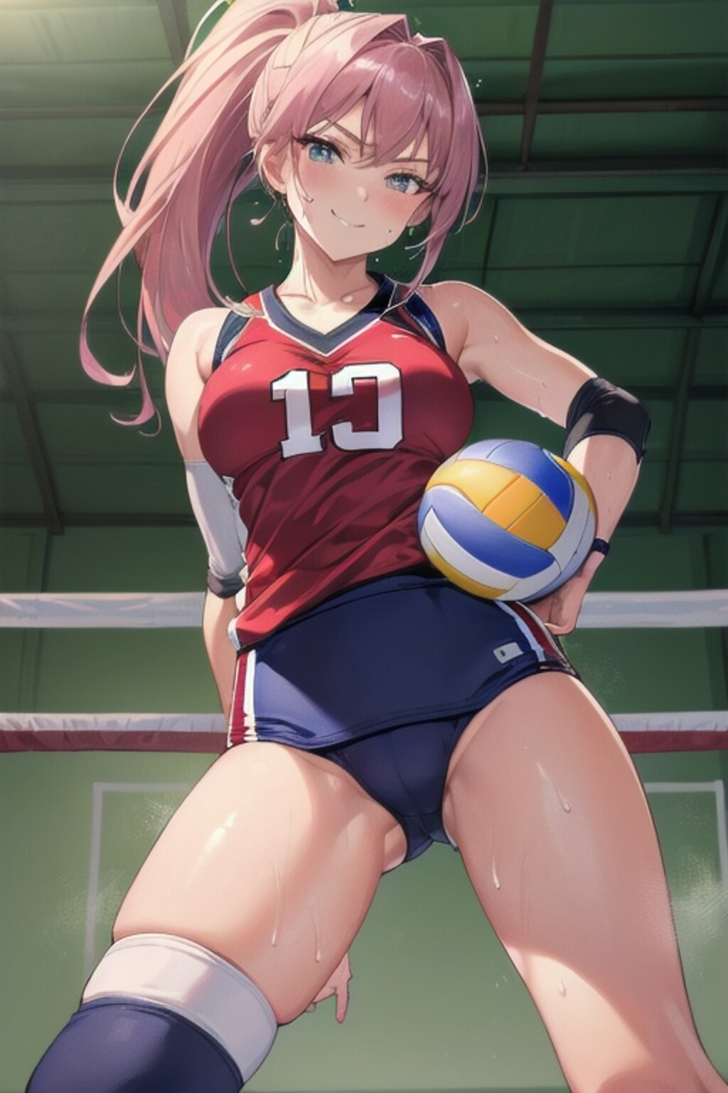 女子バレー部員いろいろ