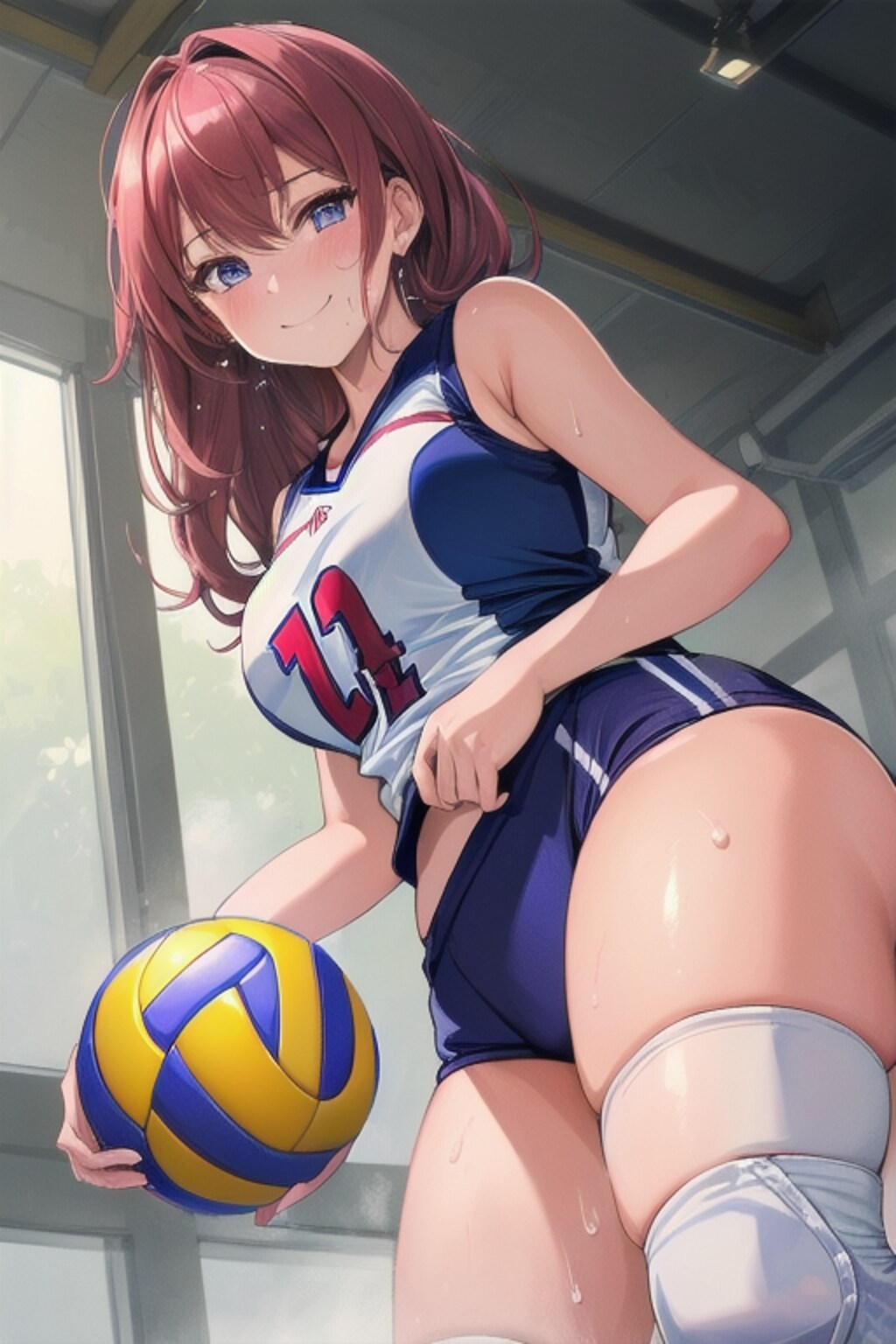 女子バレー部員いろいろ