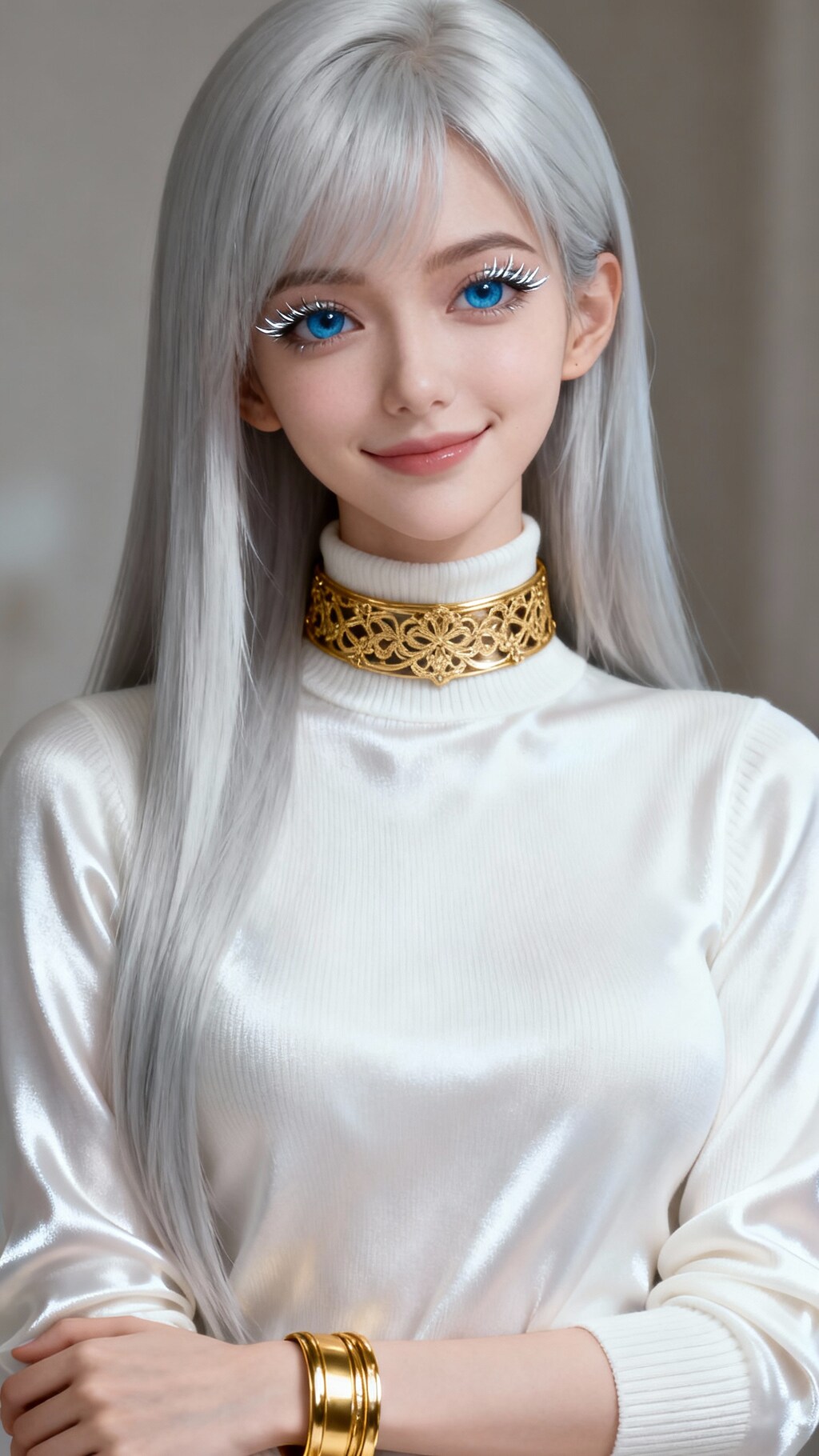 白睫毛は画像に後から白ペンで描き込んだように不自然になるSeedream 4.0