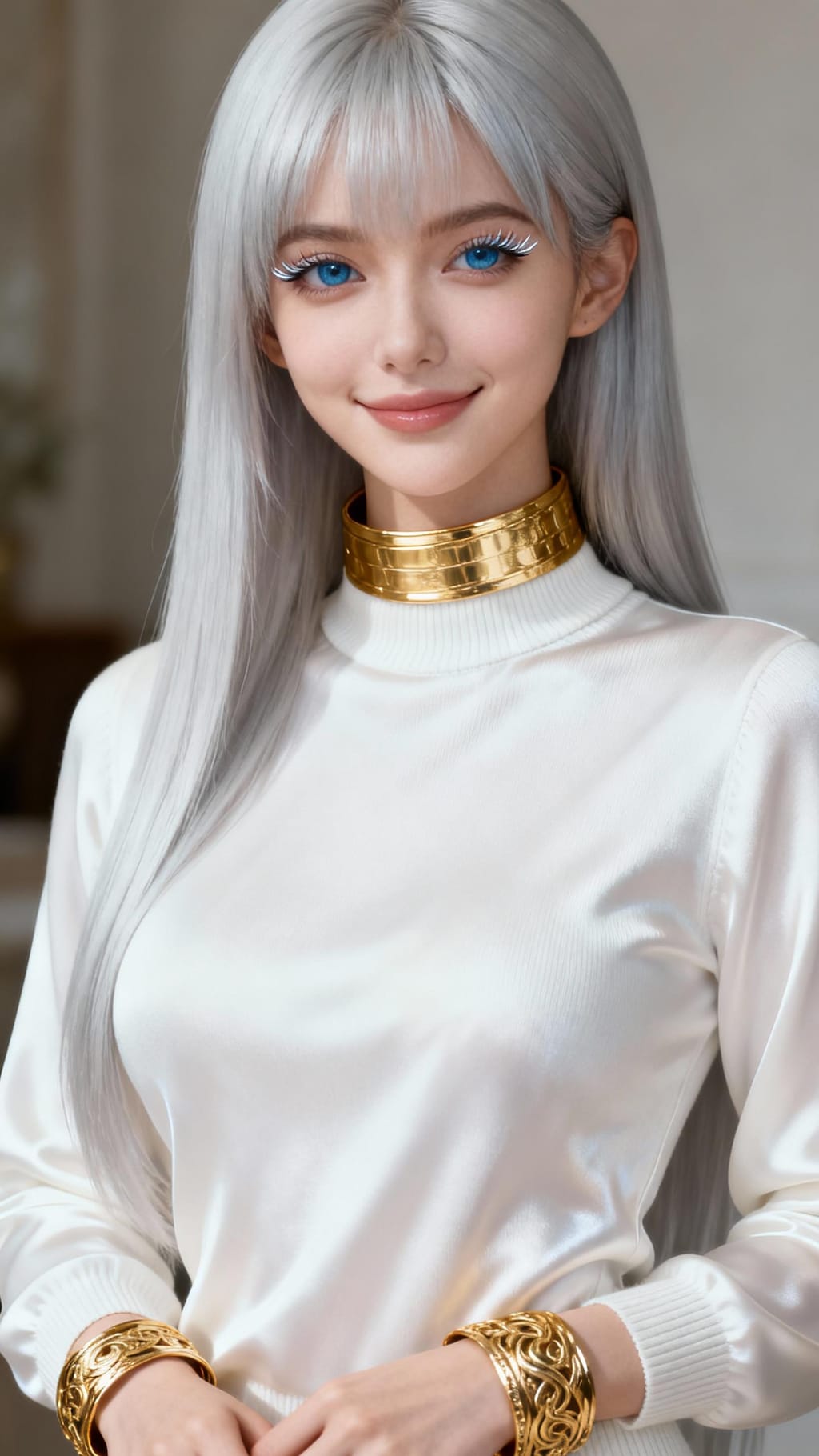 白睫毛は画像に後から白ペンで描き込んだように不自然になるSeedream 4.0