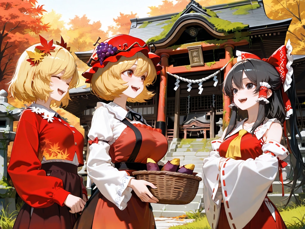 きょうのれいむさん（さつまいもの日）