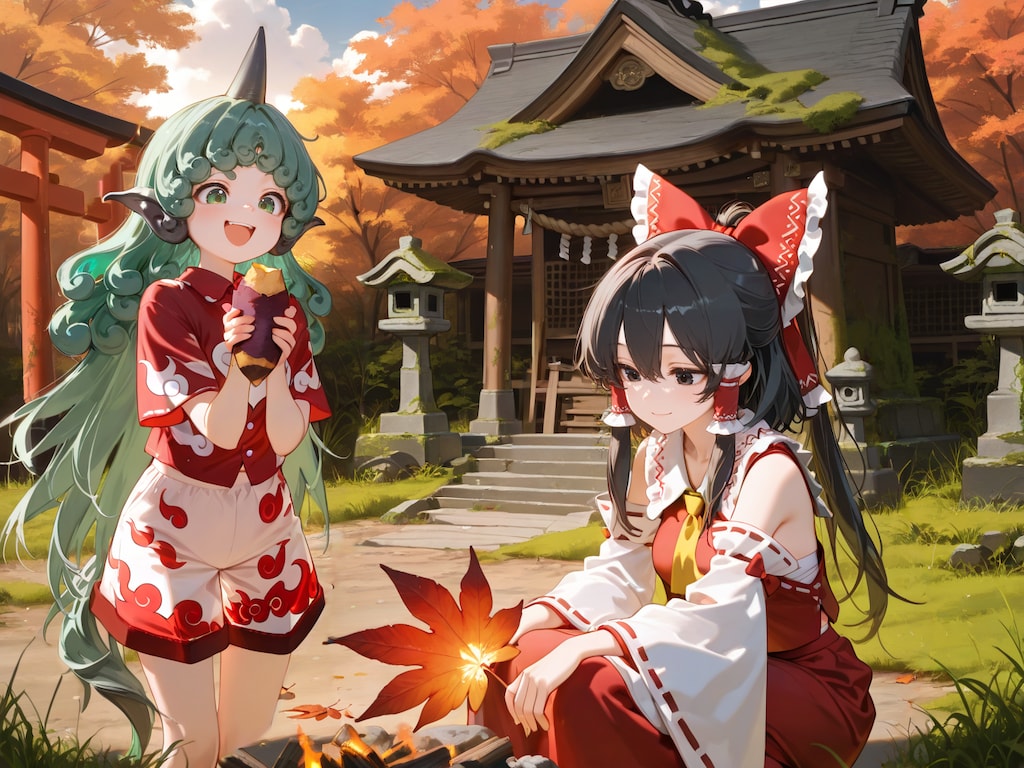 きょうのれいむさん（さつまいもの日）