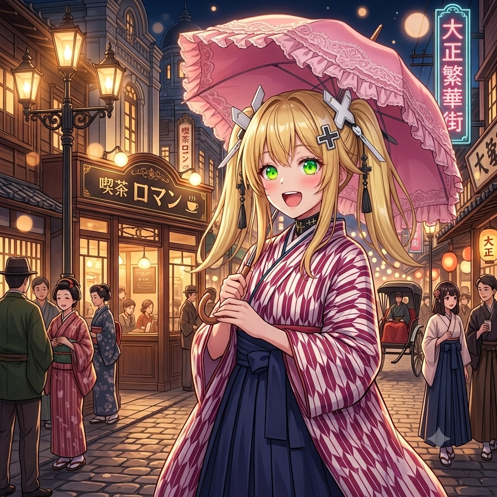 QILINちゃんと大正浪漫