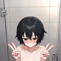 裸になった貧乳の子 6枚目