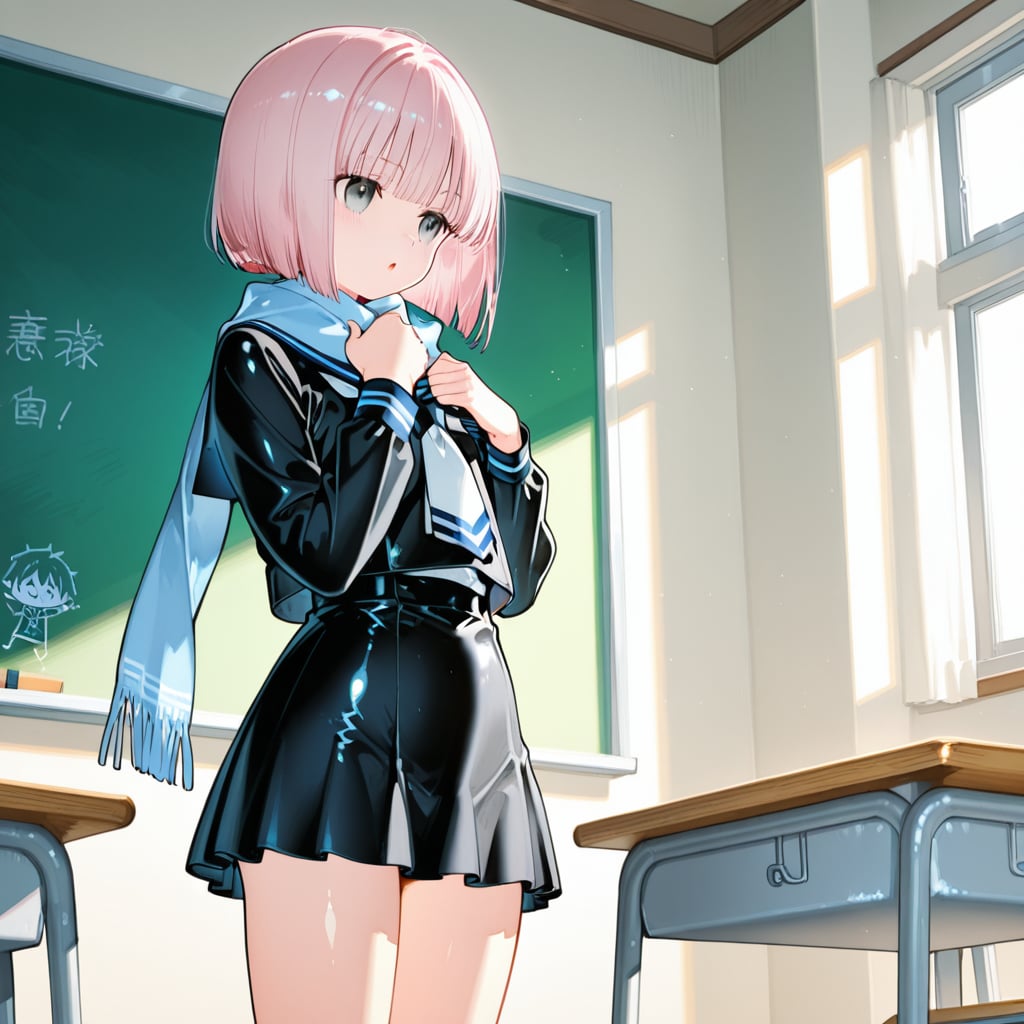 てっちゃん　冬用黒セーラー服