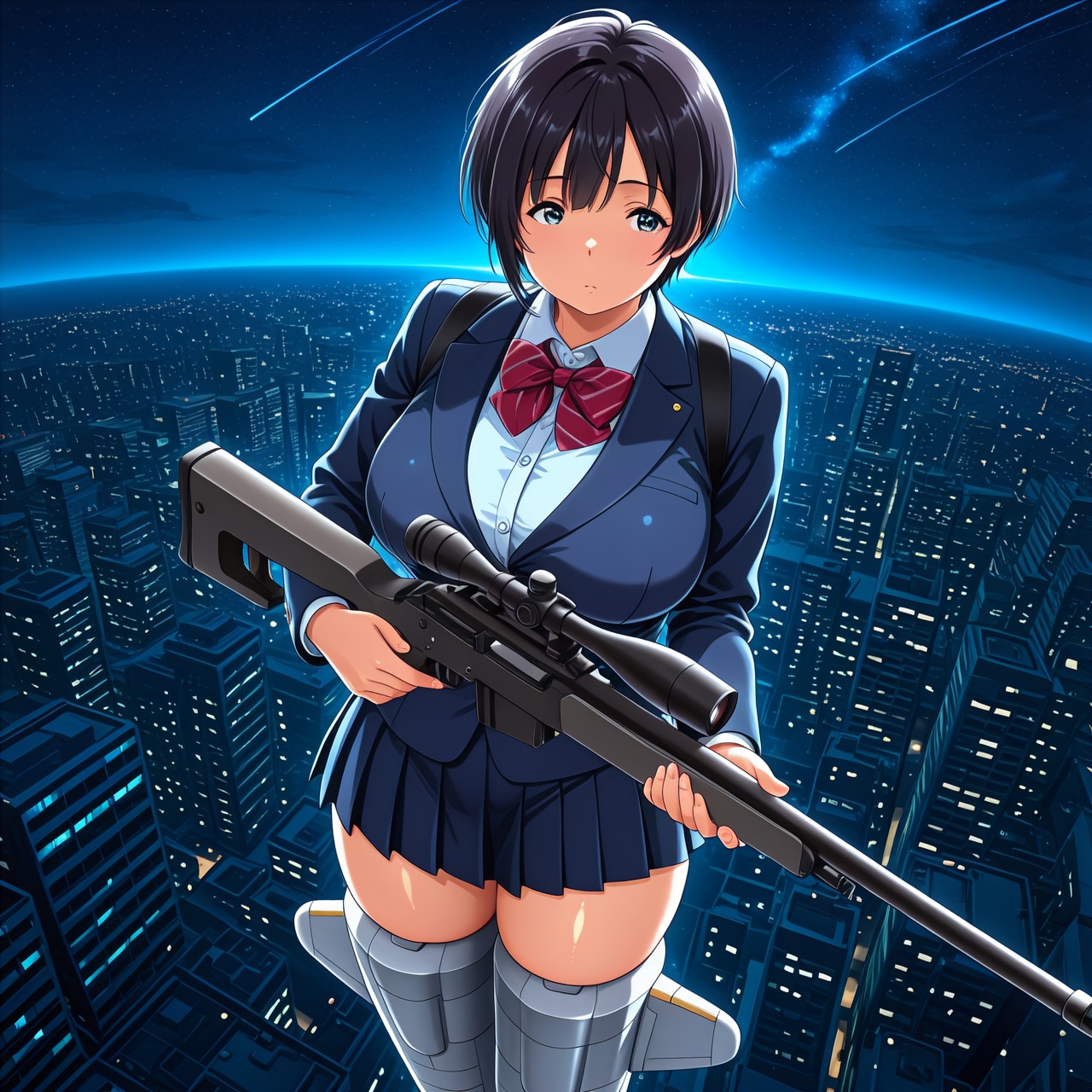 不審飛行物を撃墜せよ | の人気AIイラスト・グラビア