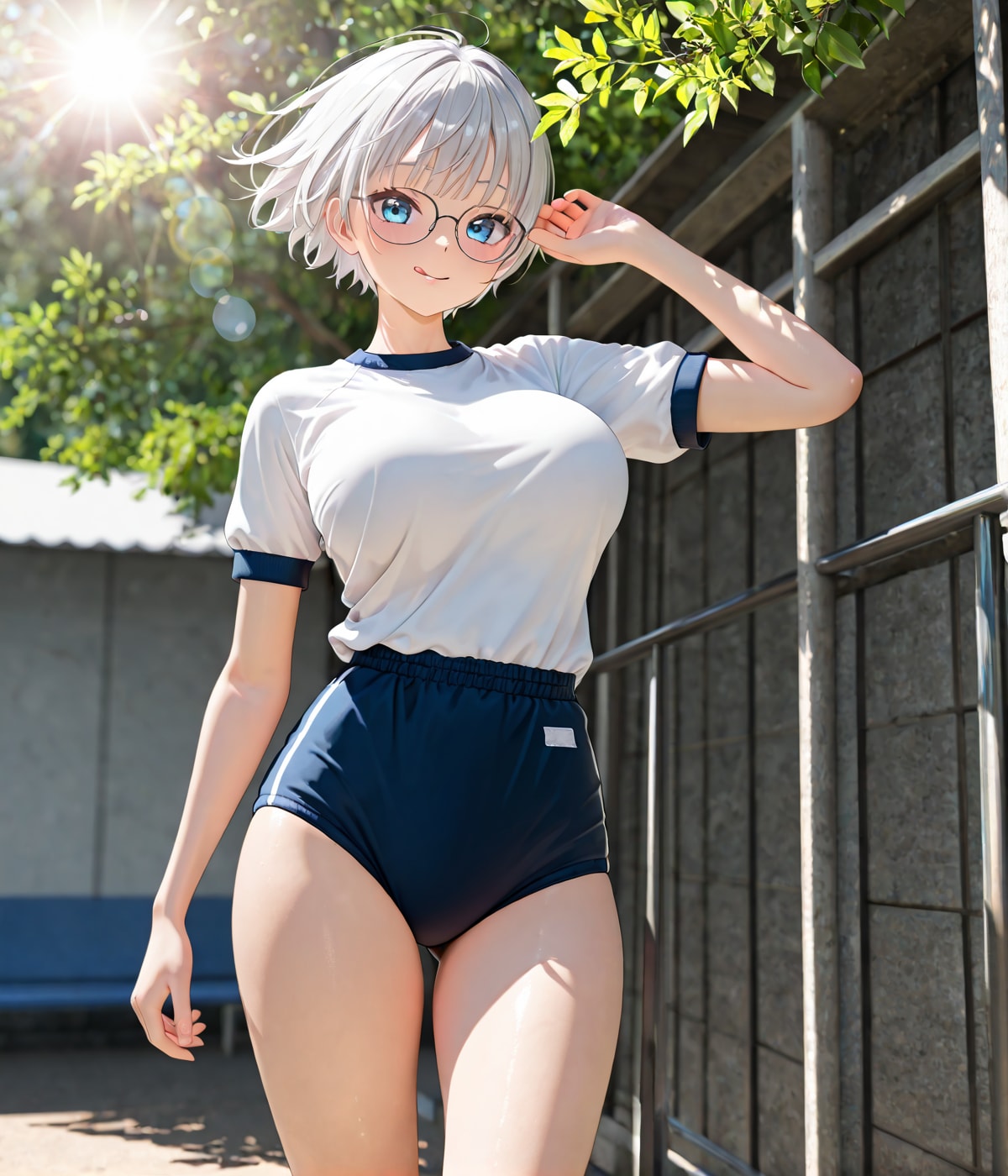 「君のためにブルマ履いたよ～」