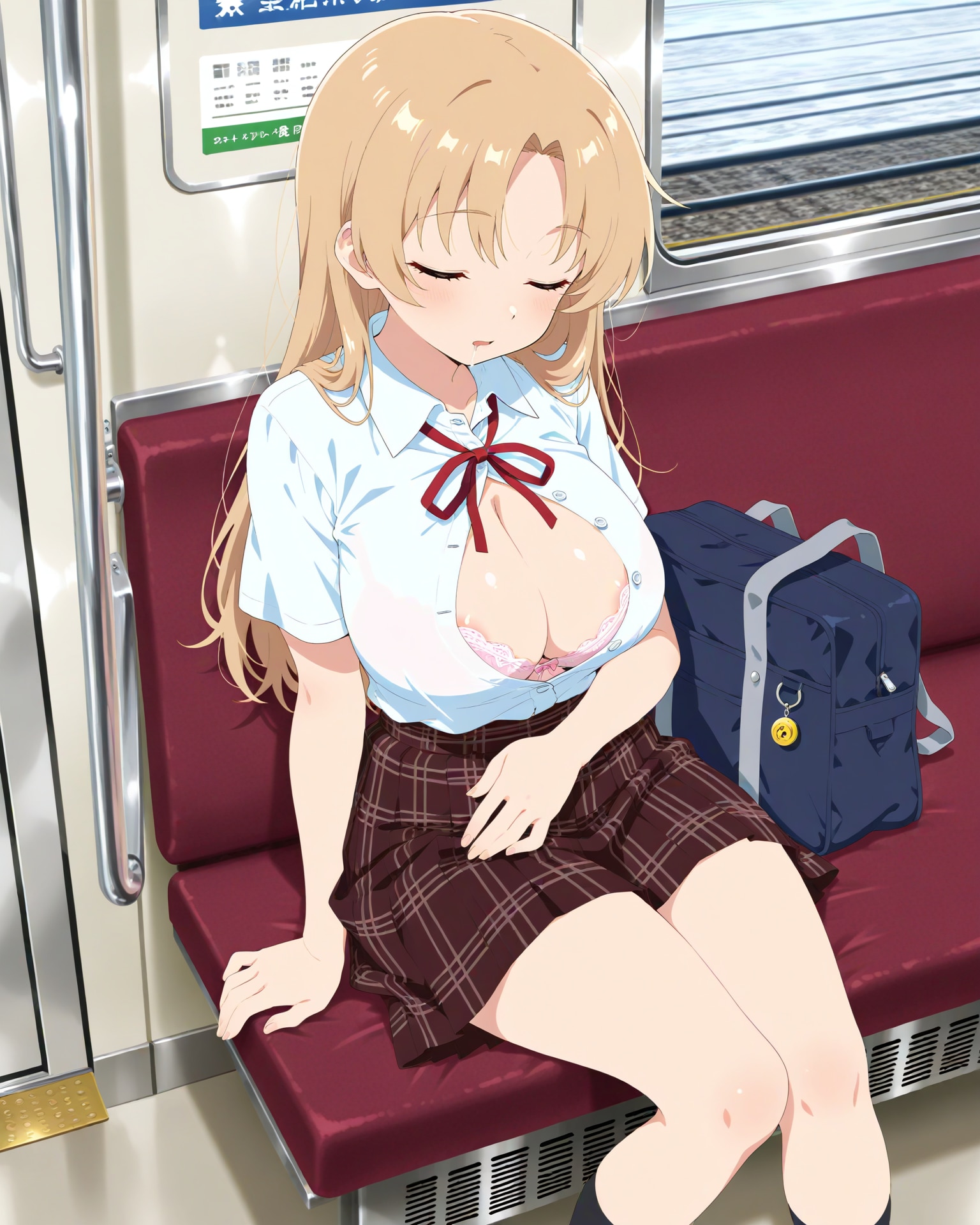 電車で寝てる間に