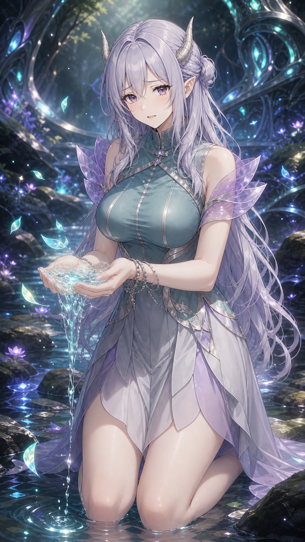 蒼い水辺、君を待つ午後