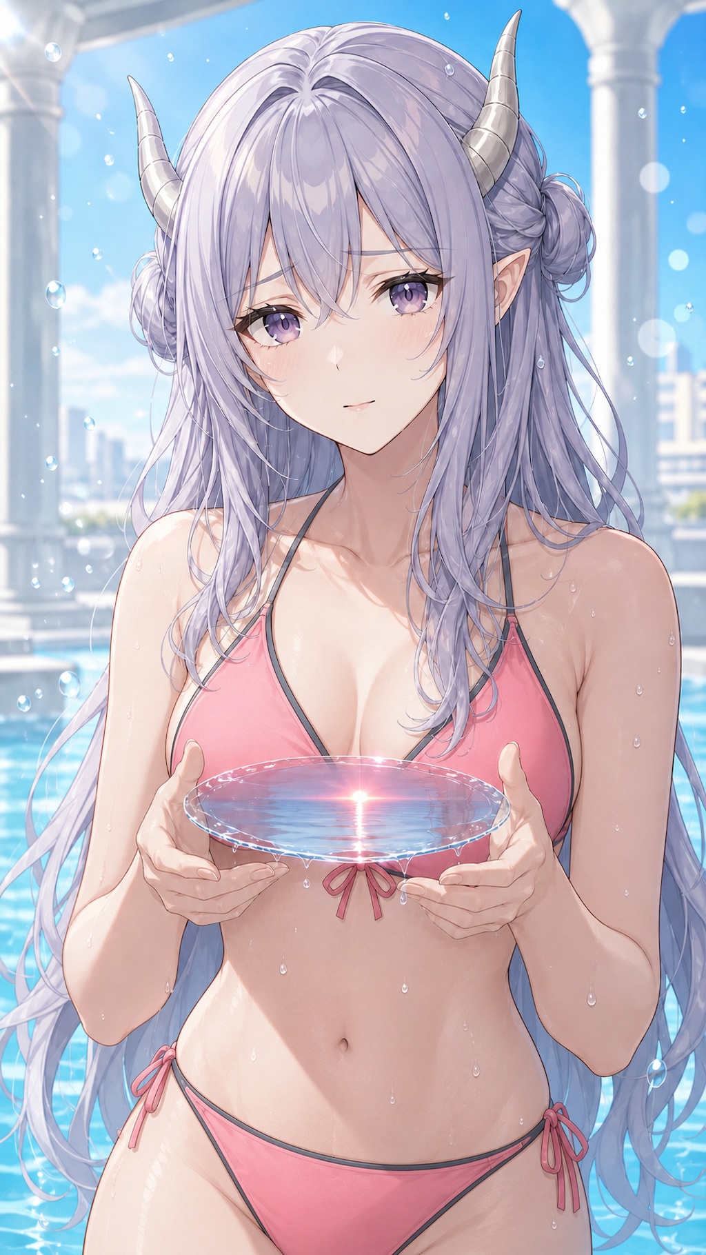 蒼い水辺、君を待つ午後