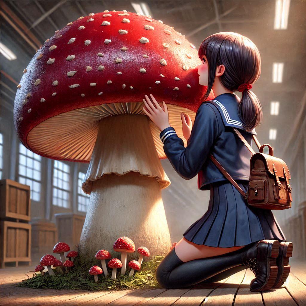 キノコと少女